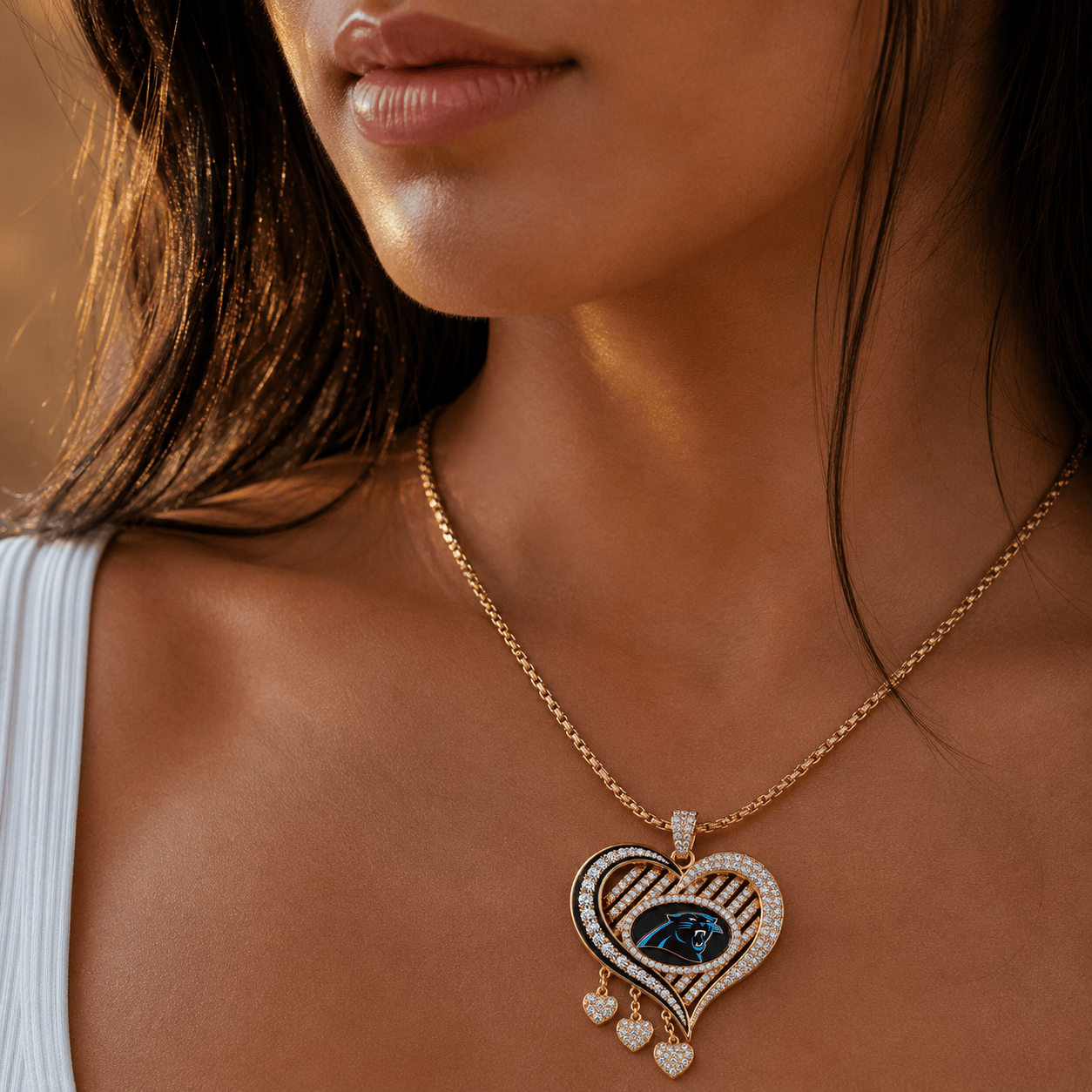CRPT Solid Gold Chain with Diamond Pendant TMH