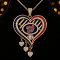 WNT Solid Gold Chain with Diamond Pendant BMD