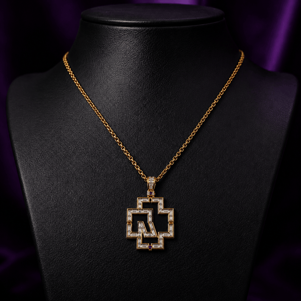 RMS Solid Gold Chain with Diamond Pendant TMH