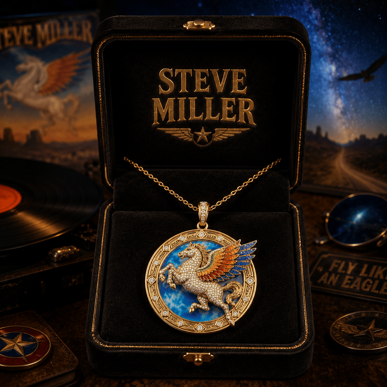 STMB Solid Gold Chain with Diamond Pendant BMD