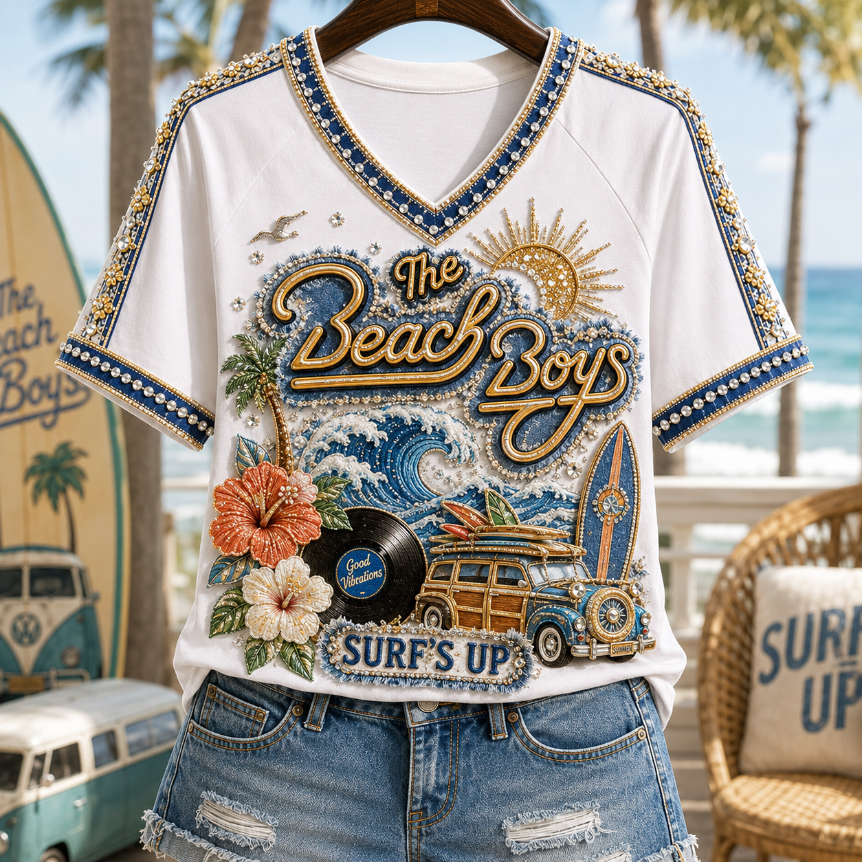 Premium TBT V-neck Shirt NPL