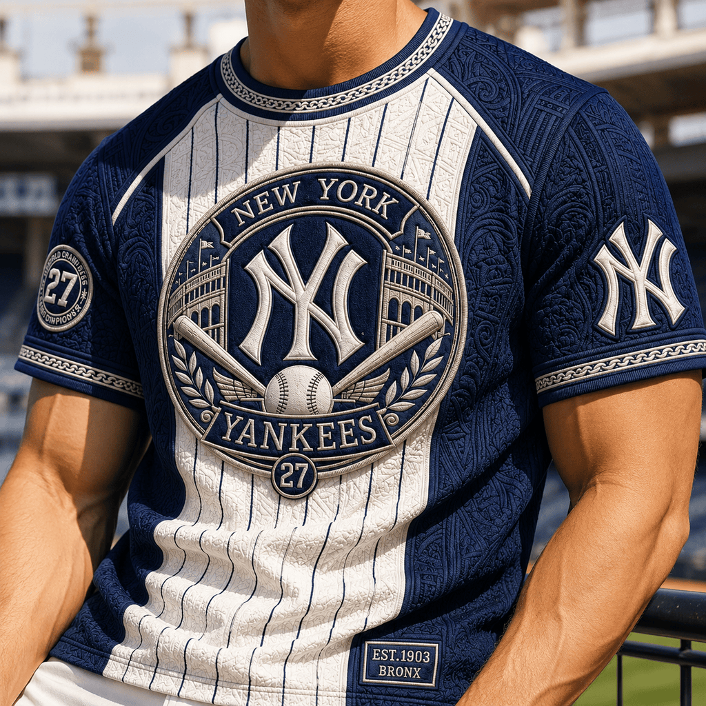 PREMIUM NYY 3D EMBOSS SHIRT TTNL