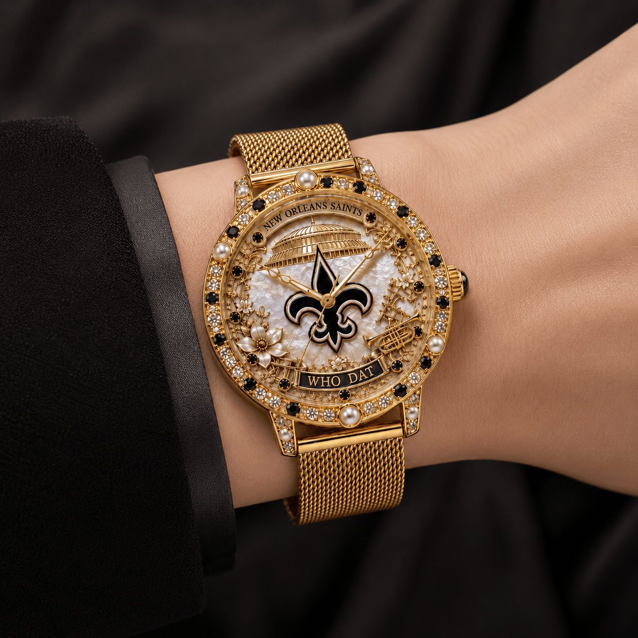 NOS Premium New Orleans Saints Watch NTVA
