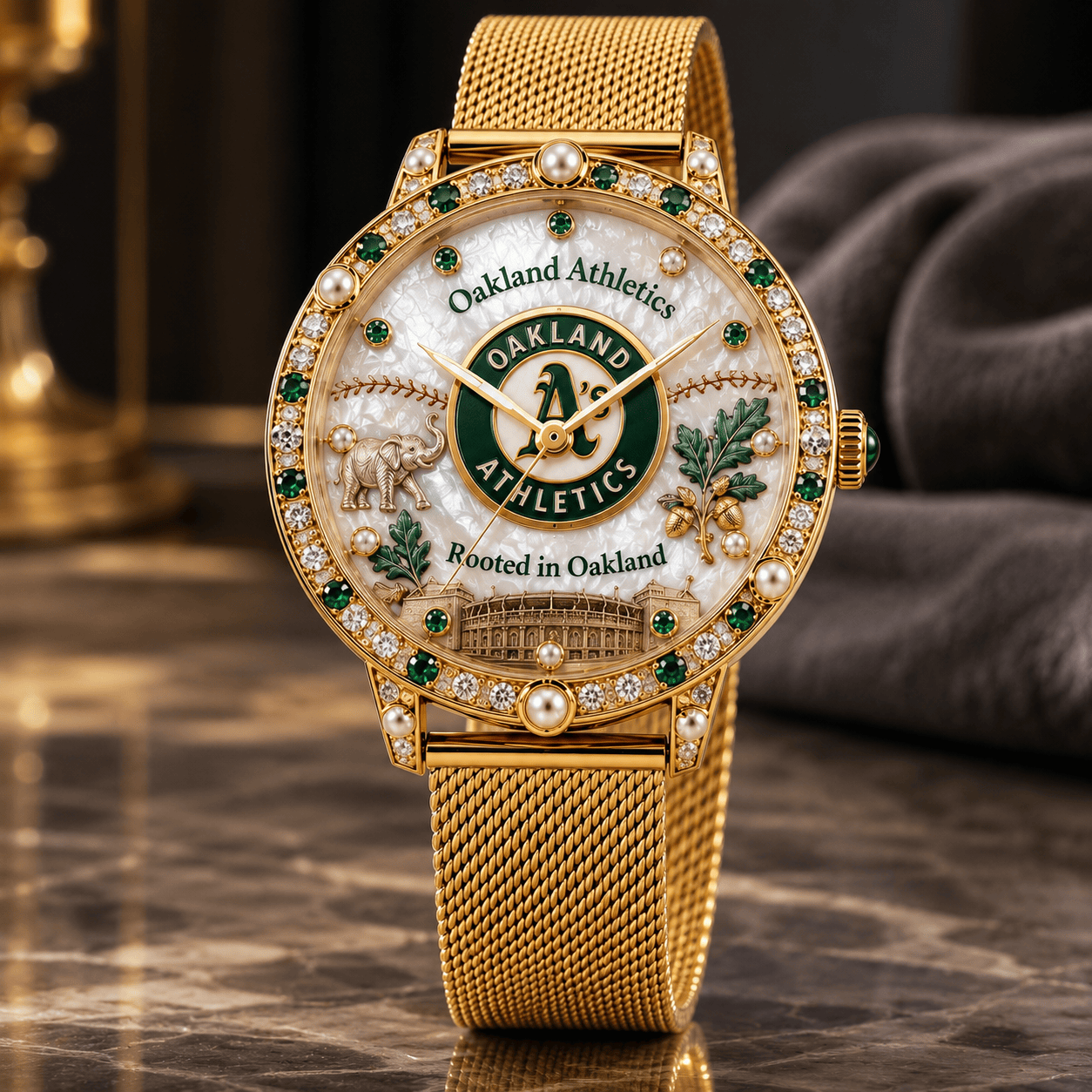 OKAA Premium Oakland Athletics Watch NTVA