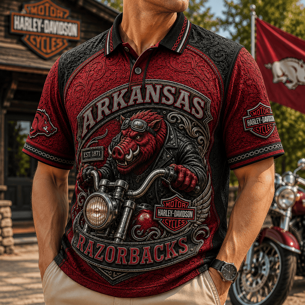 PREMIUM AKR EMBOSS POLO SHIRT HQH