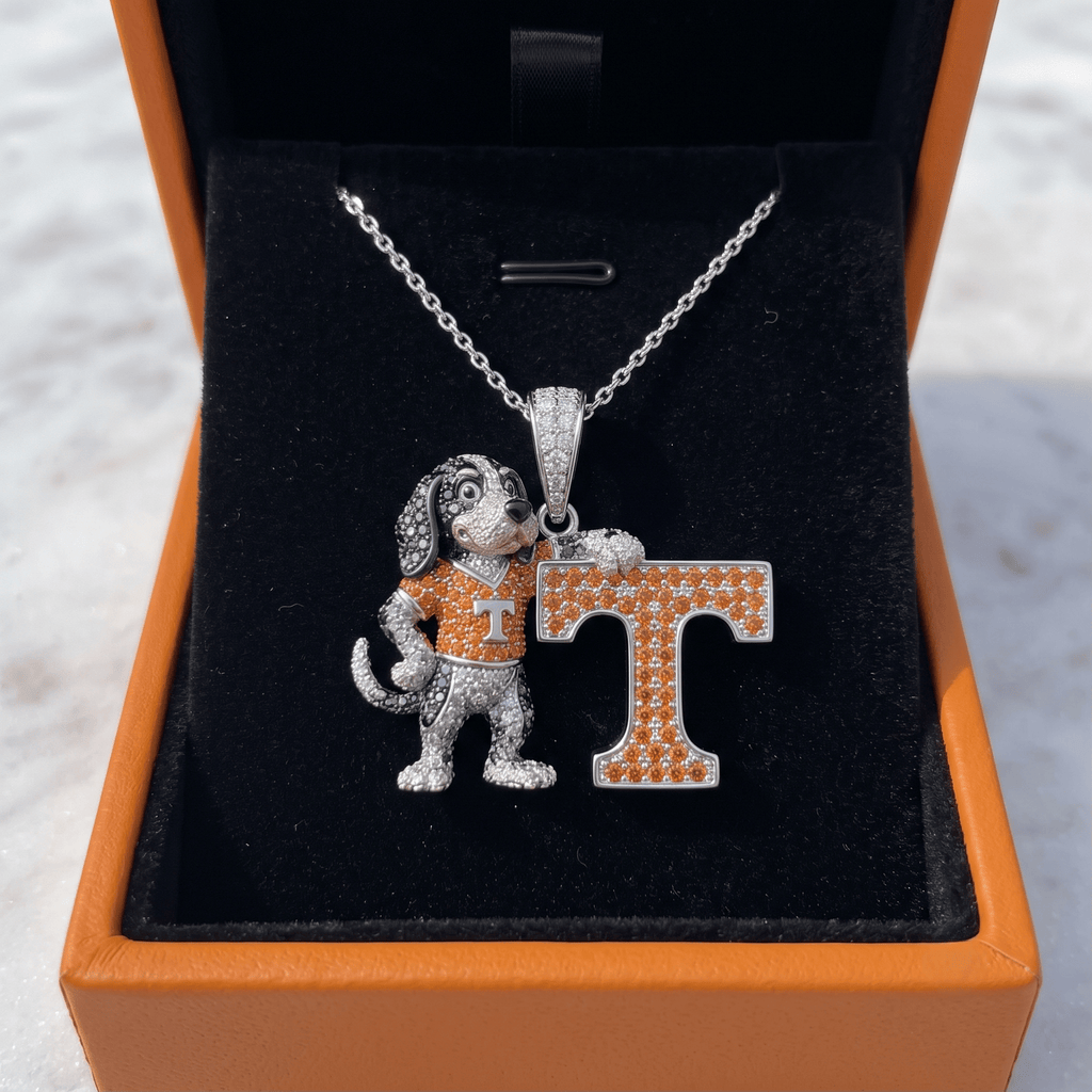 TVF Solid Gold Chain with Diamond Pendant HTTT