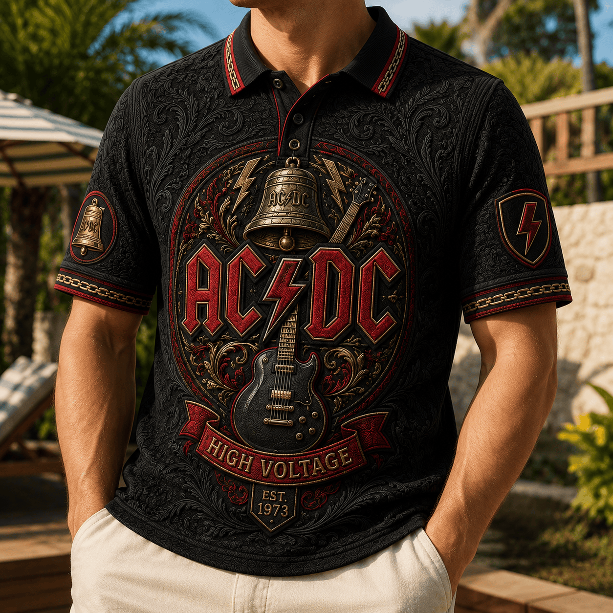 PREMIUM ACD EMBOSS POLO SHIRT PDL