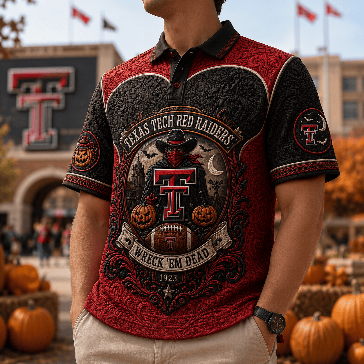 PREMIUM TTRR EMBOSS POLO SHIRT HQH
