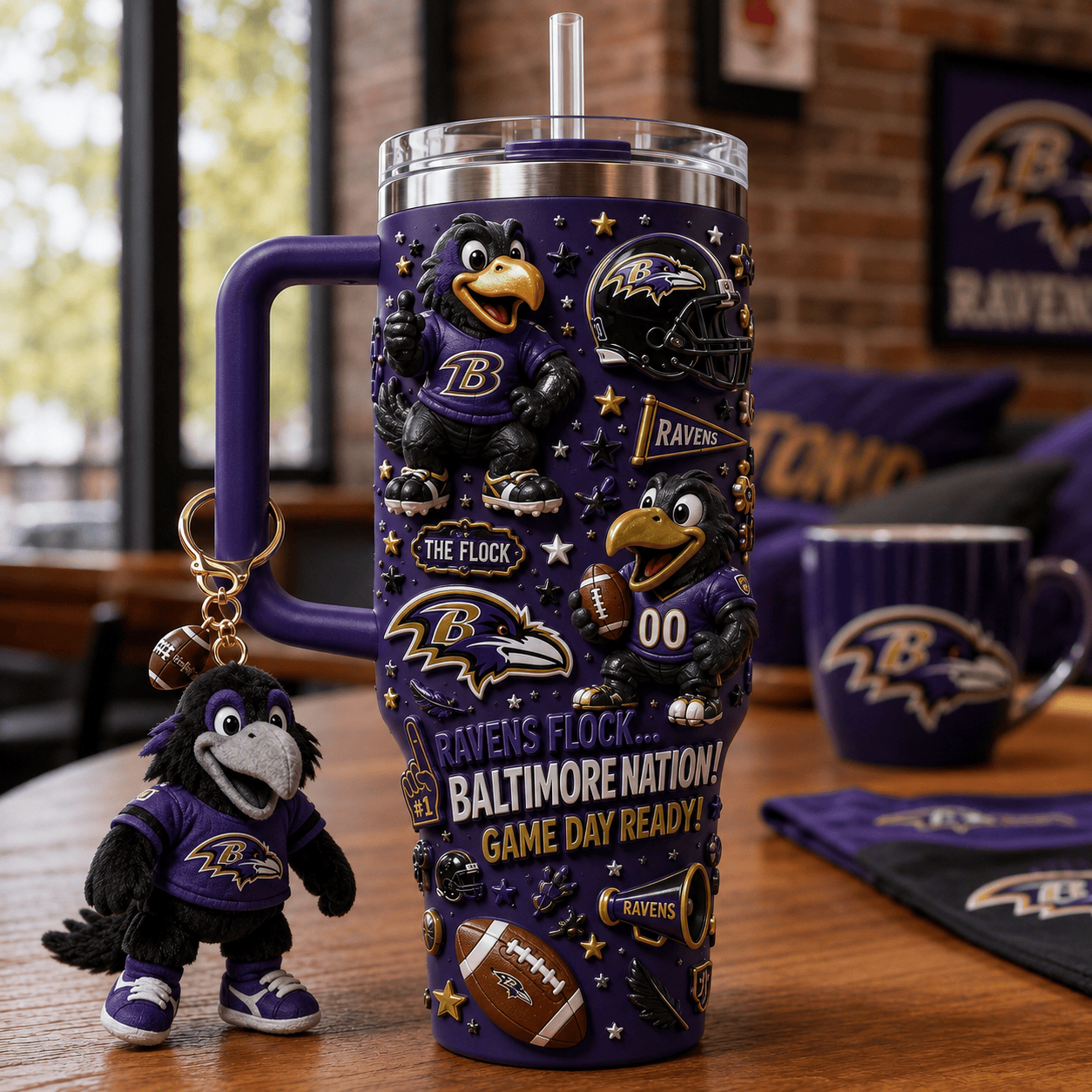 BTR 40oz Tumbler With Handle DNBN
