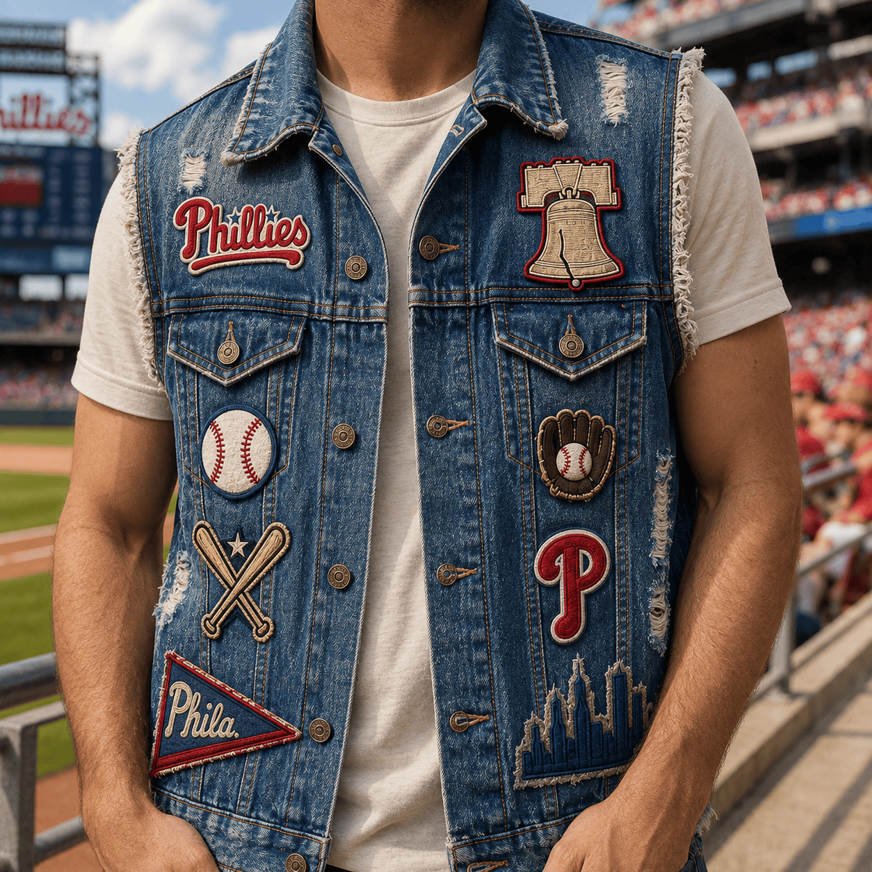 PPP PREMIUM DENIM VEST HQH