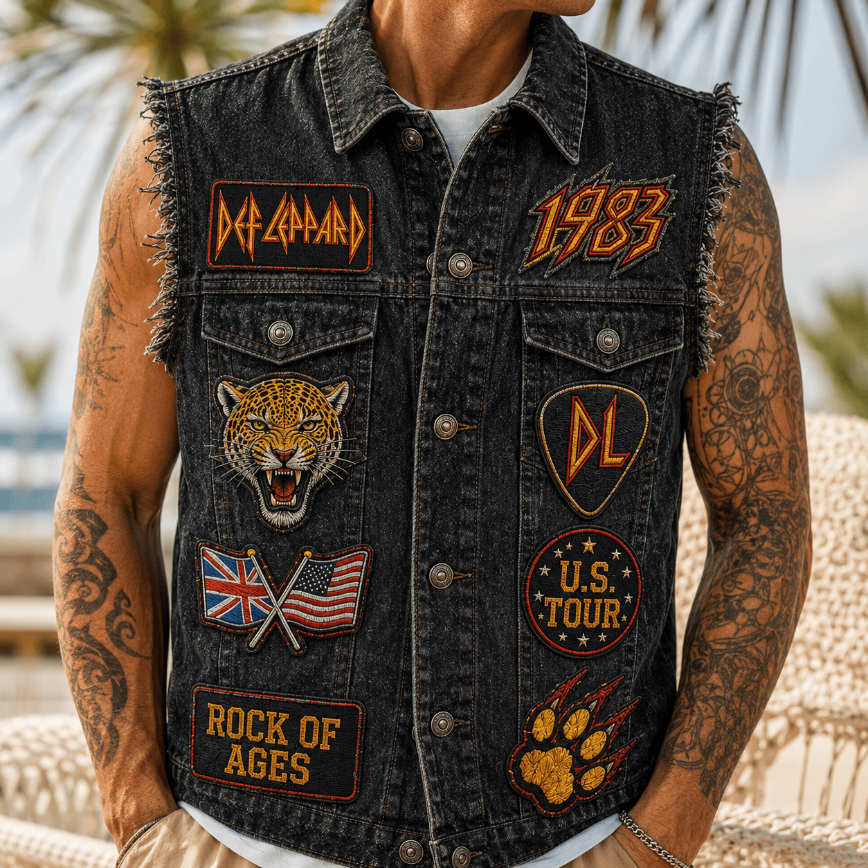 DLPR PREMIUM DENIM VEST NTVA